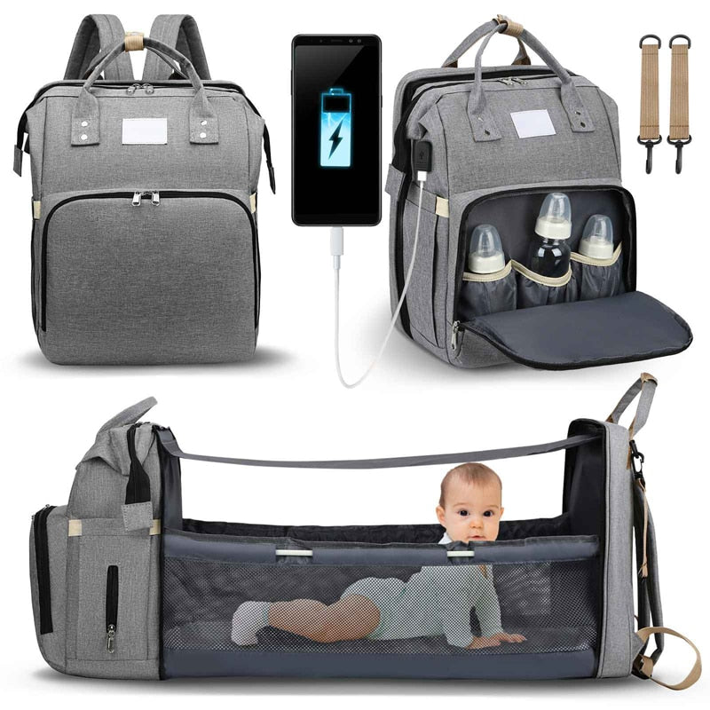 Sac à langer portatif | Berceau de voyage BabyNappy™ - SensibleMamanBébé